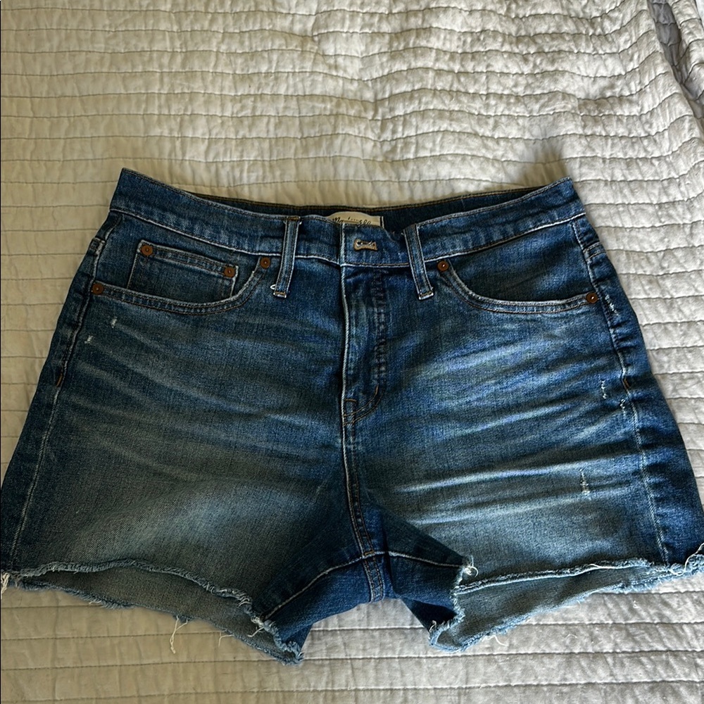 Madewell Women's Blue Denim Shorts